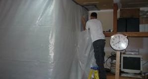 Water Damage Ellenwood Restoration Sealing In Mold With A Vapor Barrier